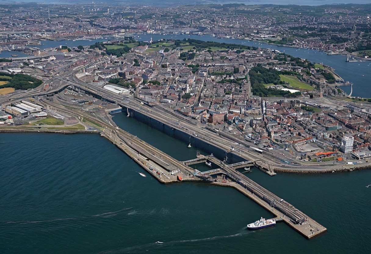 Where exactly is the departure pier, and how far is the walk from transit